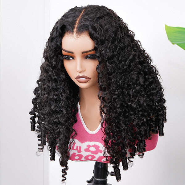 13x6 Glueless Burmese Curly Wig – Pre-Plucked Natural Hairline