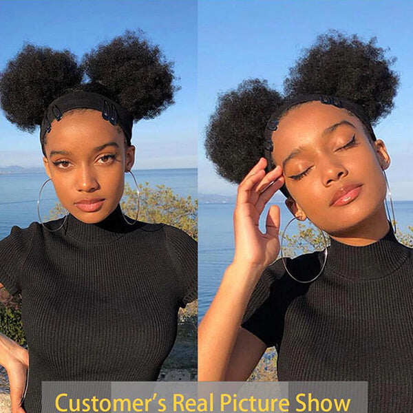 Hair Brazilian Afro Curly 2 Bundles Virgin Human Hair Bundle Deal Hair Extensions