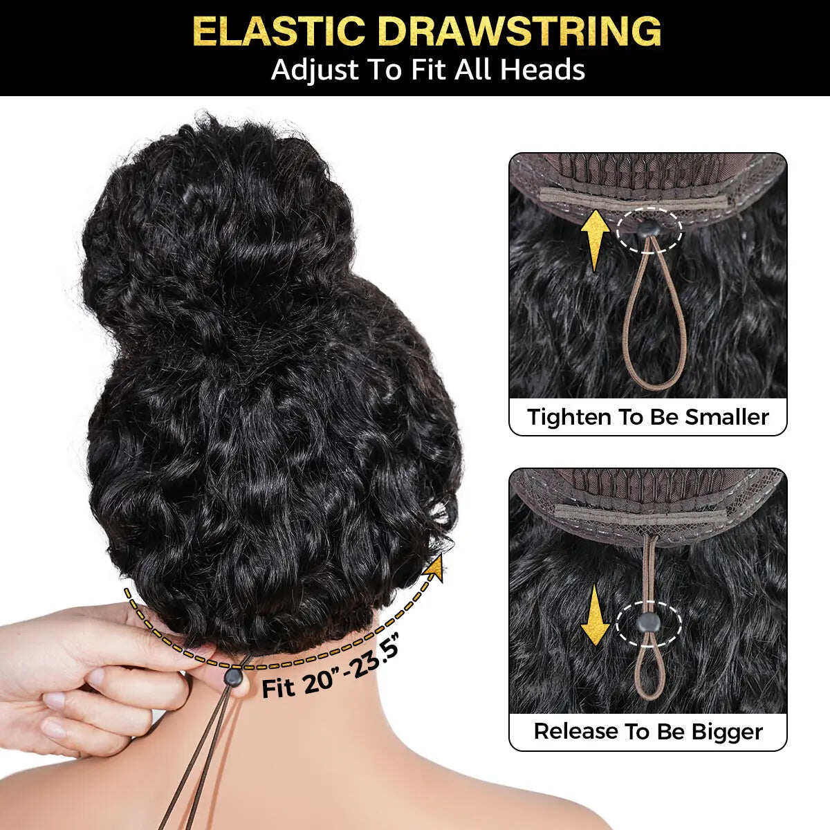 Full Burmese Curly 13x6 Lace Frontal Glueless Wigs #4 Chocolate Brown Color 220% Density Water Wave Virgin Human Hair Wigs Pre Plucked Natural Hairline #SummerVibes