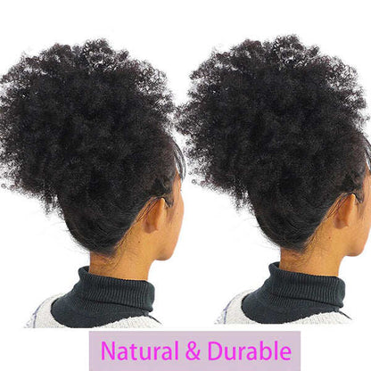 Hair Brazilian Afro Curly 2 Bundles Virgin Human Hair Bundle Deal Hair Extensions