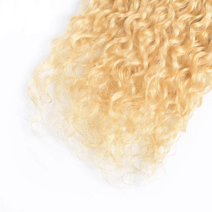 613 Blonde Deep Wave 3 Bundles human hair